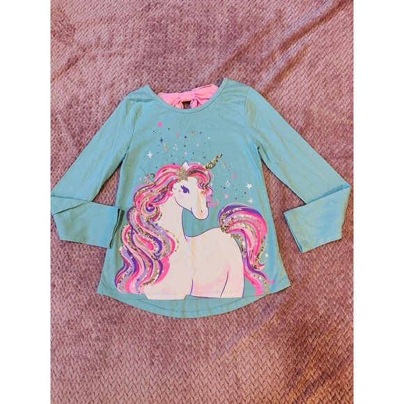 Girl’s Cynthia Rowley Unicorn Shirt Size 7/8 - Picture 1 of 11